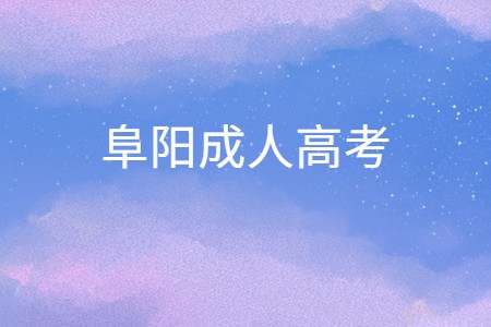 阜阳成人高考