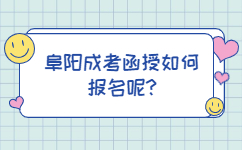 阜阳成考函授如何报名呢